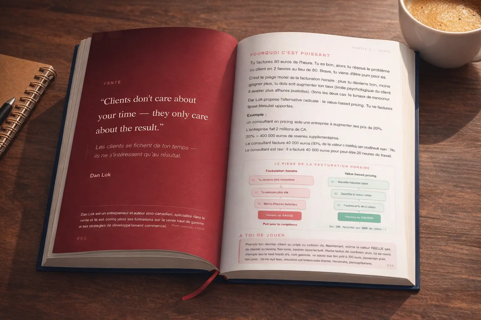 Aperçu du livre ouvert